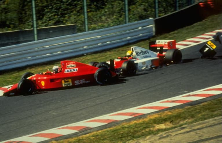 senna prost suzuka 1990