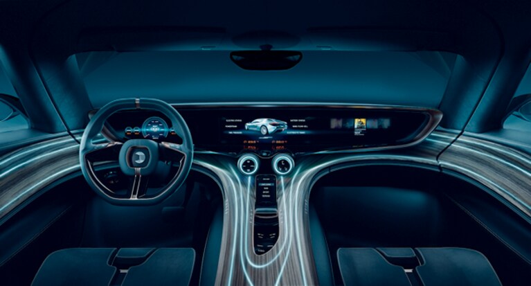 Interni Quant e-sportlimousine