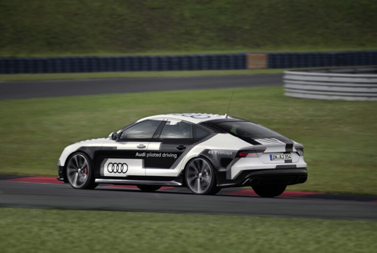 Retro Audi RS 7 piloted driving concept