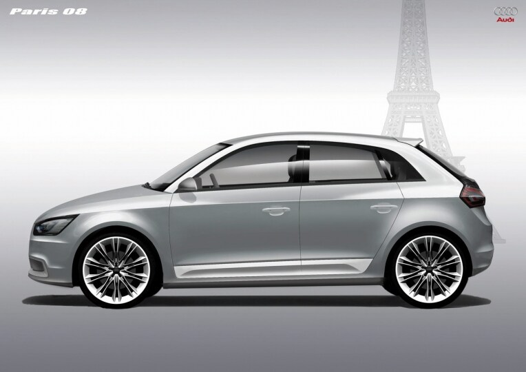 Audi A1 - prospettiva laterale