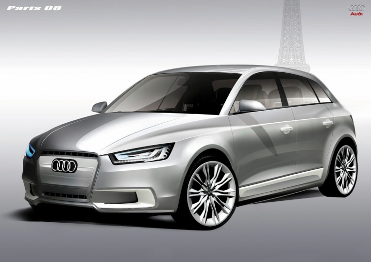 Audi A1 - prospettiva trequarti anteriore