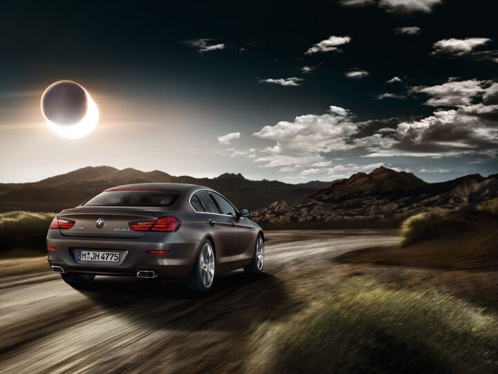 Visuale posteriore della BMW Serie 6 Gran Coupè