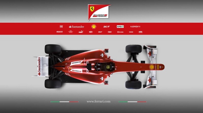 Ferrari F150: visione dall\'alto