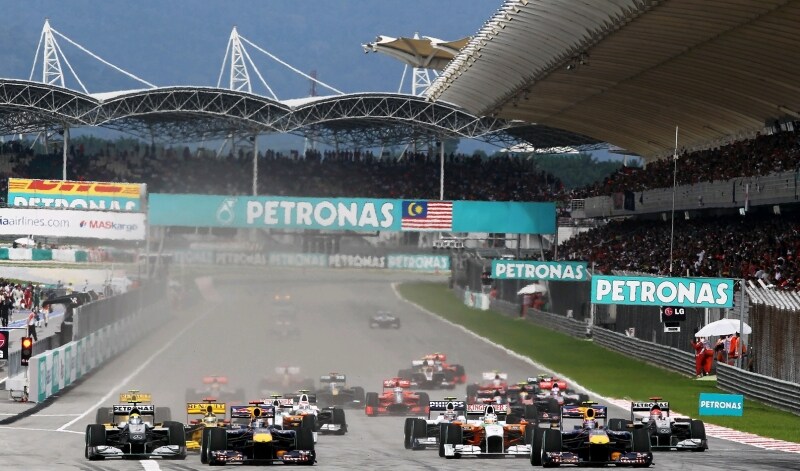 Gp Malesia, La Partenza
