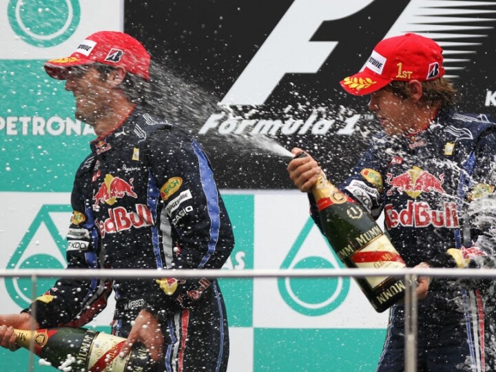 Gp Malesia, Gara: Vettel e Webber festeggiano
