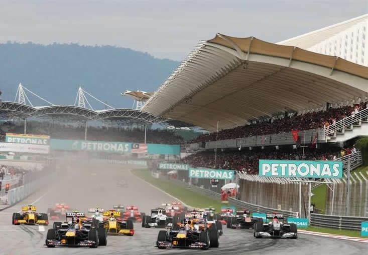 Gp Malesia, Gara: Partenza