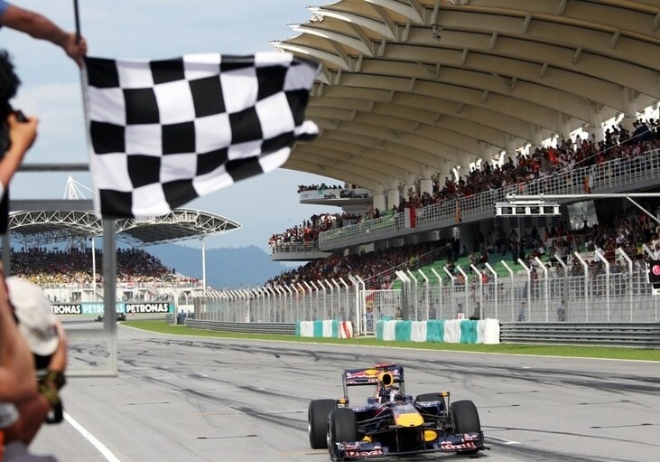 Gp Malesia, Gara: Vettel taglia il traguardo