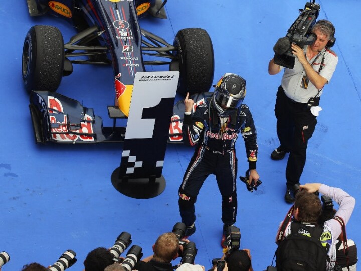 Gp Malesia, Gara: Vettel nel parco chiuso