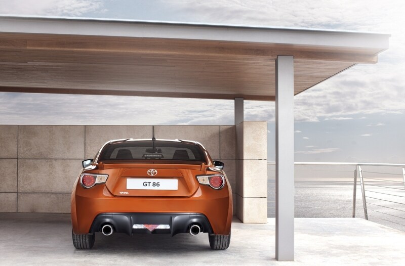 Il retrotreno della Toyota GT-86
