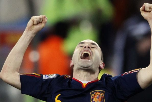 Andrés Iniesta spagna campione del mondo
