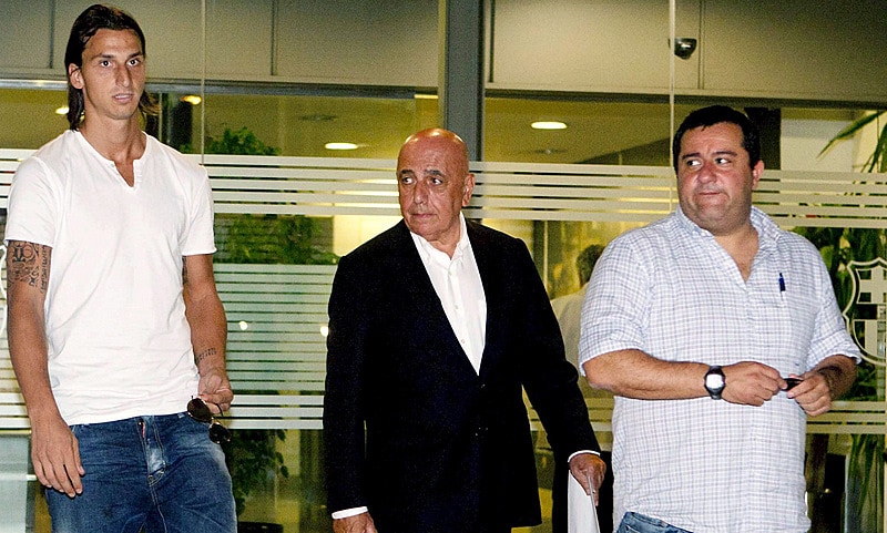 Zlatan Ibrahimovic leaves Barcelona for AC Milan