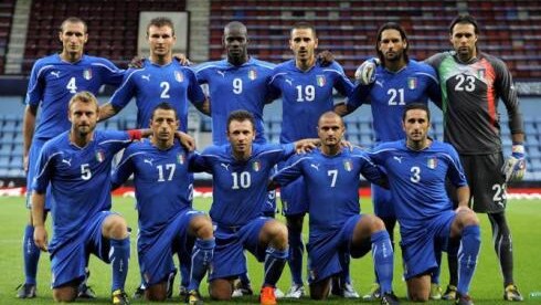 Probabili formazioni di Italia-Serbia.