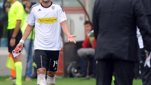 Giuseppe Colucci, capitano del Cesena, predica calma in casa romagnola.