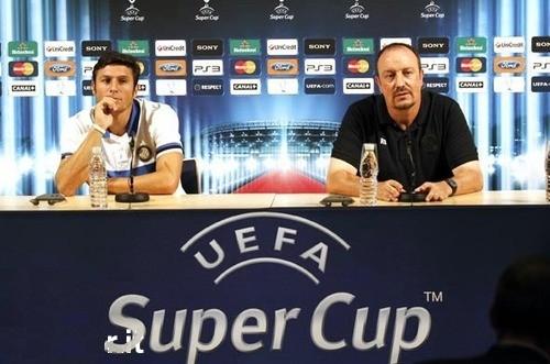 Zanetti e Benitez in conferenza stampa