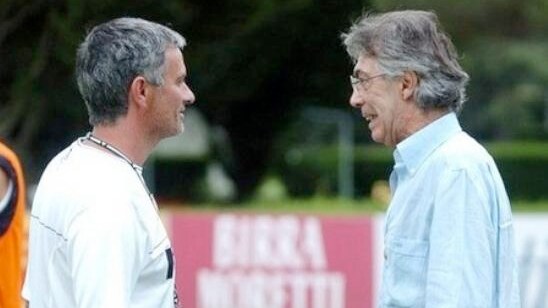 Moratti con Mou