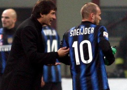 Inter-Roma Sneijder e Leonardo