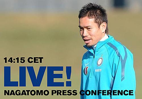 Nagatomo conferenza live streaming
