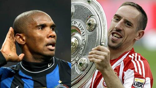 eto'o - ribery inter bayern