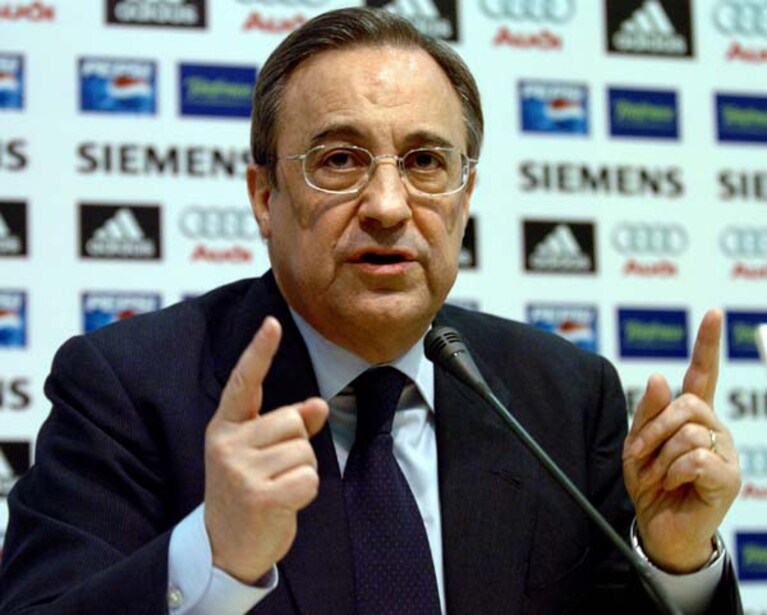 Florentino Perez nega di aver mosso accuse contro il Barcellona