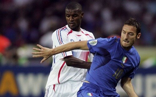 Francesco Totti Eric Abidal