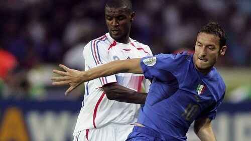 Francesco Totti Eric Abidal