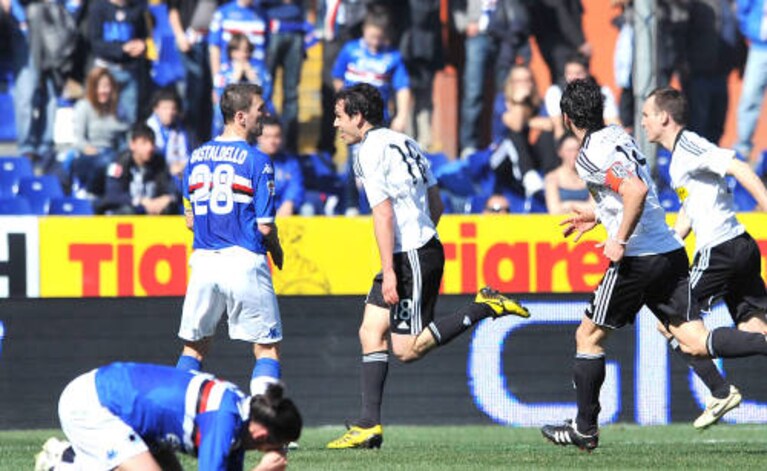 Il Cesena asfalta la Samp