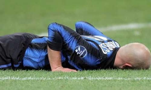 cambiasso inter infortuni