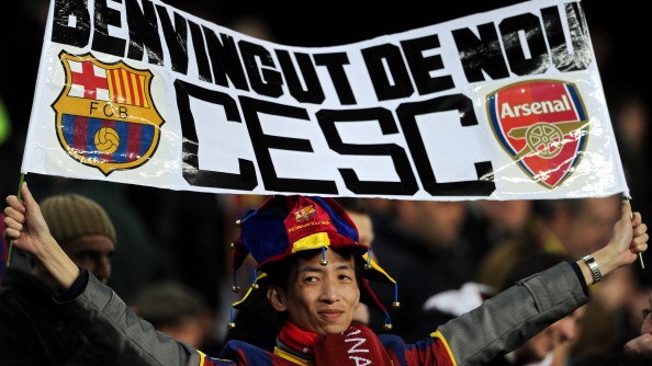 calciomercato fabregas inter arsenal