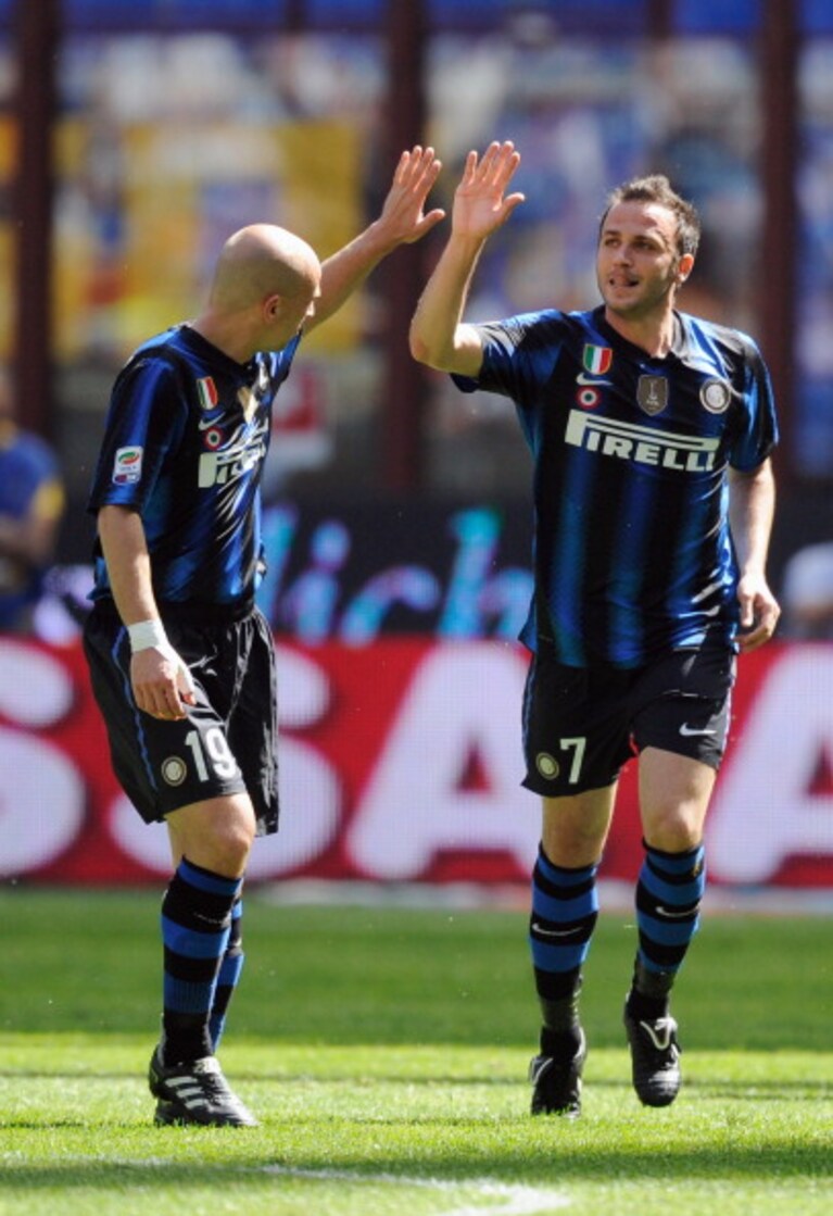 Pazzini e Cambiasso