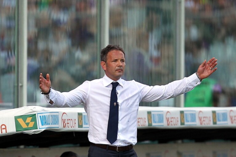 Sinisa Mihajlovic sulla panchina della Fiorentina