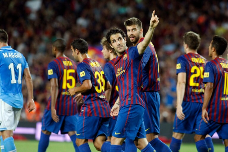 Barcelona Napoli Fabregas Trofeo Gamper 2011