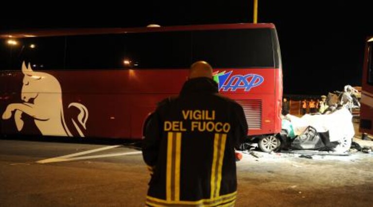 Incidente stradale autobus Torino