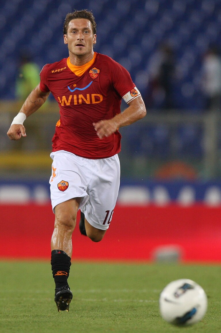 Infortunio Totti, Roma-Lazio