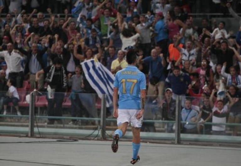 napoli inter champions san paolo e sneijder