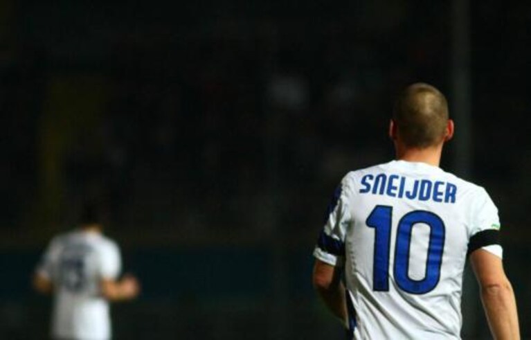 napoli inter champions san paolo e sneijder