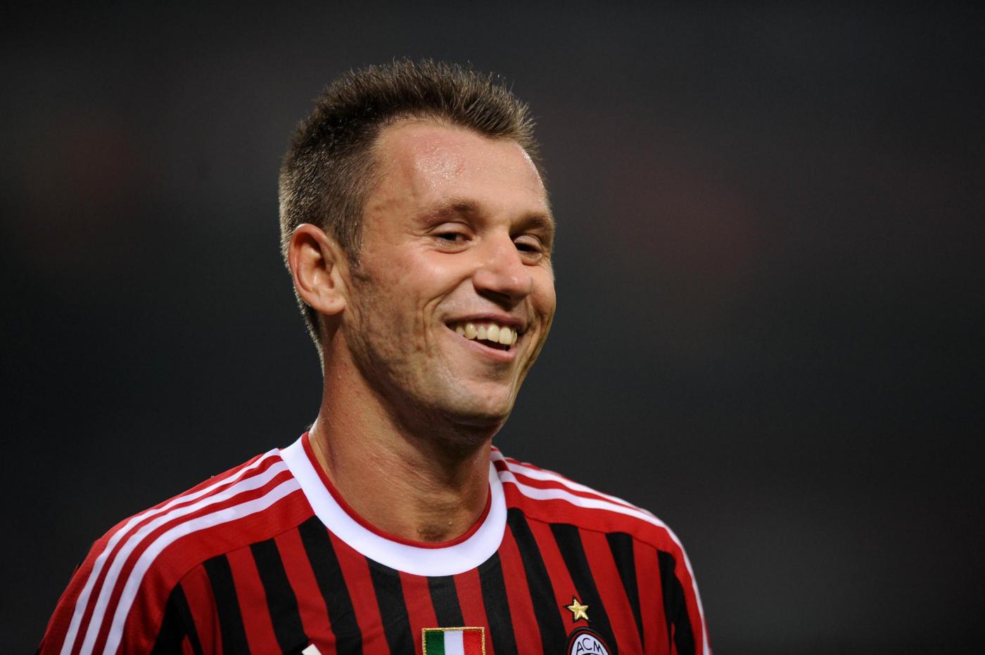 Cassano dimesso dall'ospedale, l'attaccante del Milan è tornato a casa