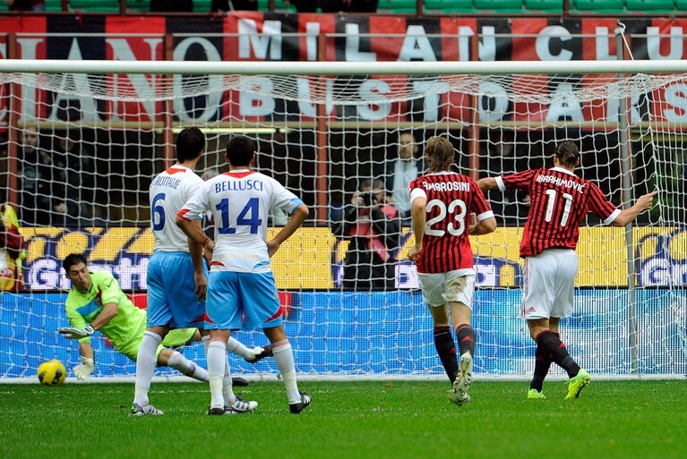 Milan Catania 4-0 Ibrahimovic