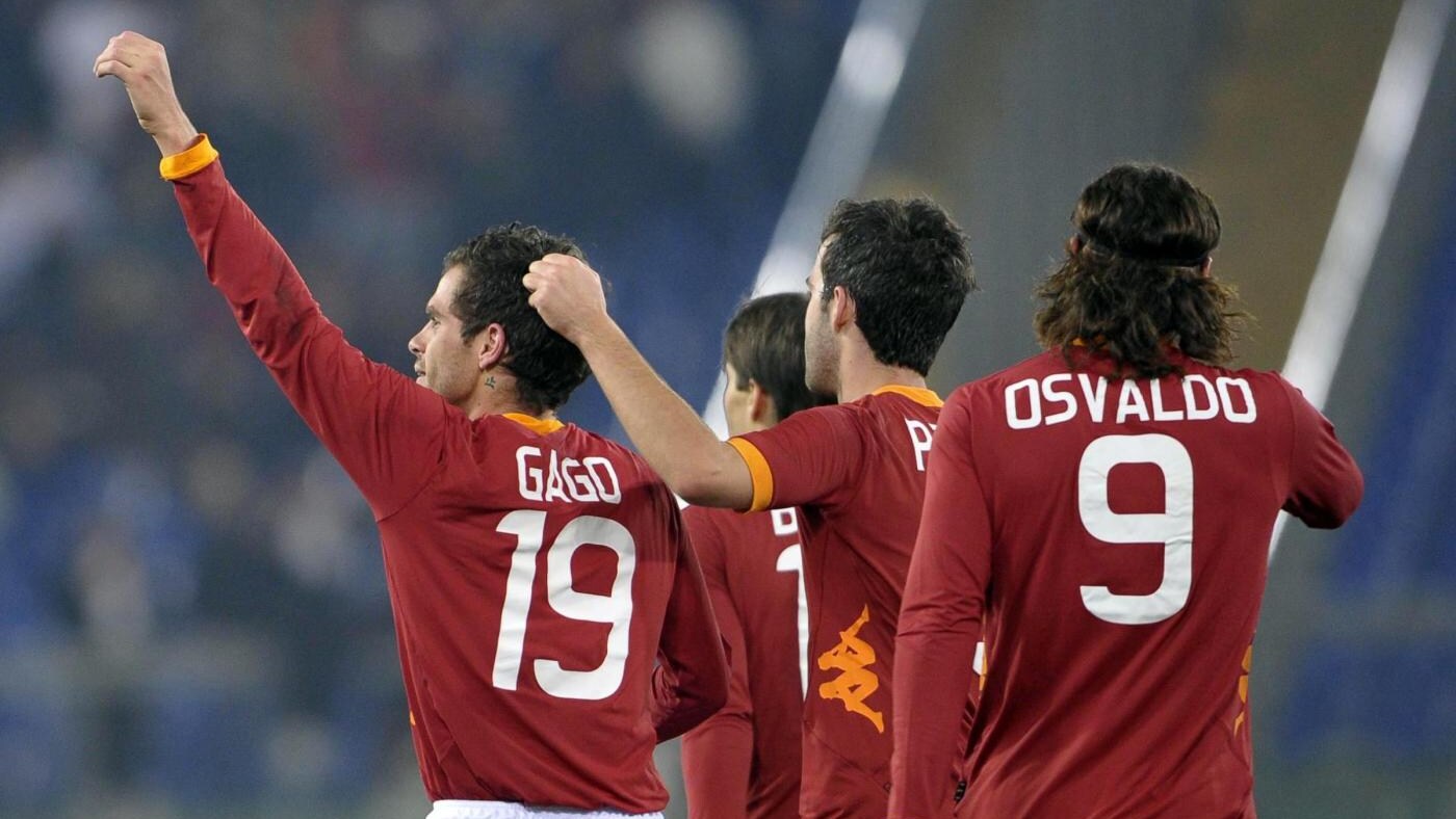 Roma-Lecce 2-1 Pjanic Gago Serie A 2011-12