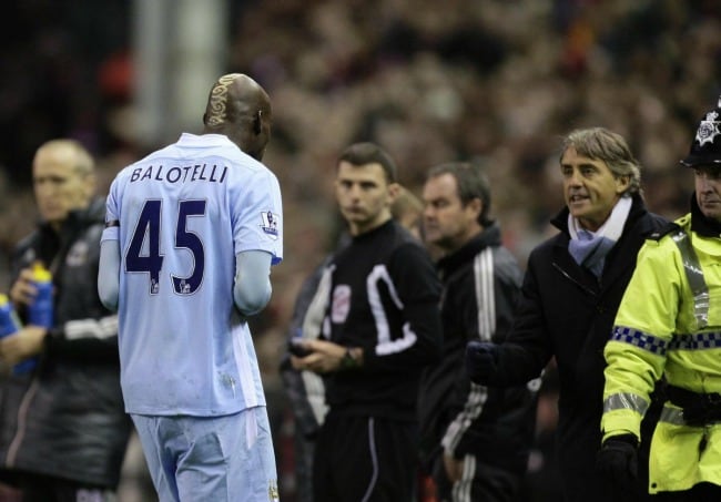 Balotelli e Mancini