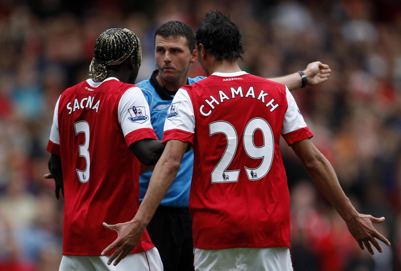 chamakh attaccante dell'arsenal