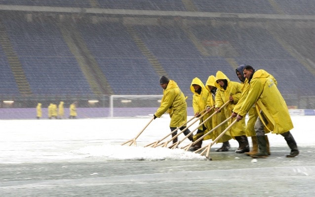Stadio Meazza innevato