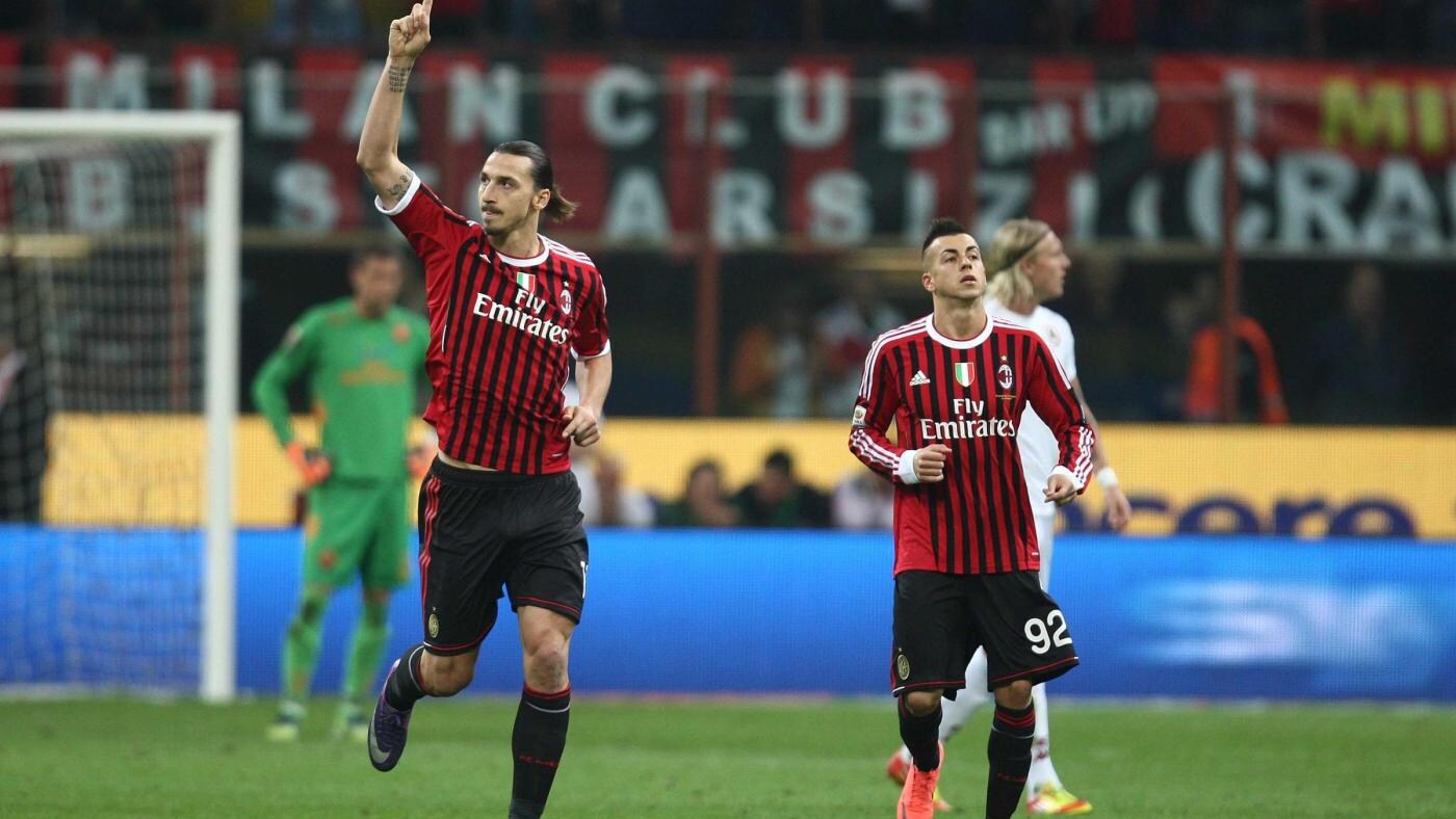 Ibrahimovic Milan-Roma 2-1 Osvaldo