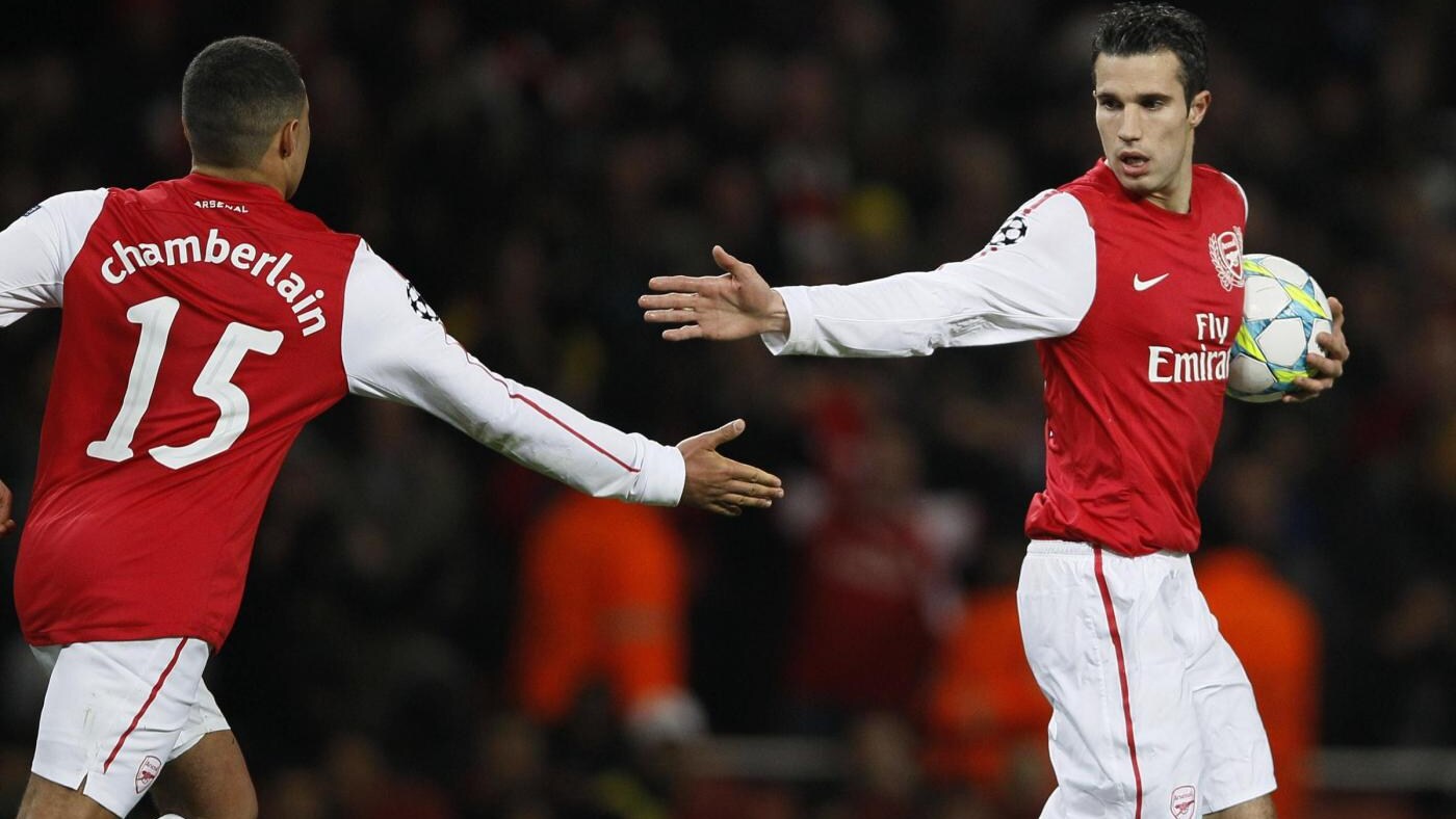 koscielny, rosicky, van persie.