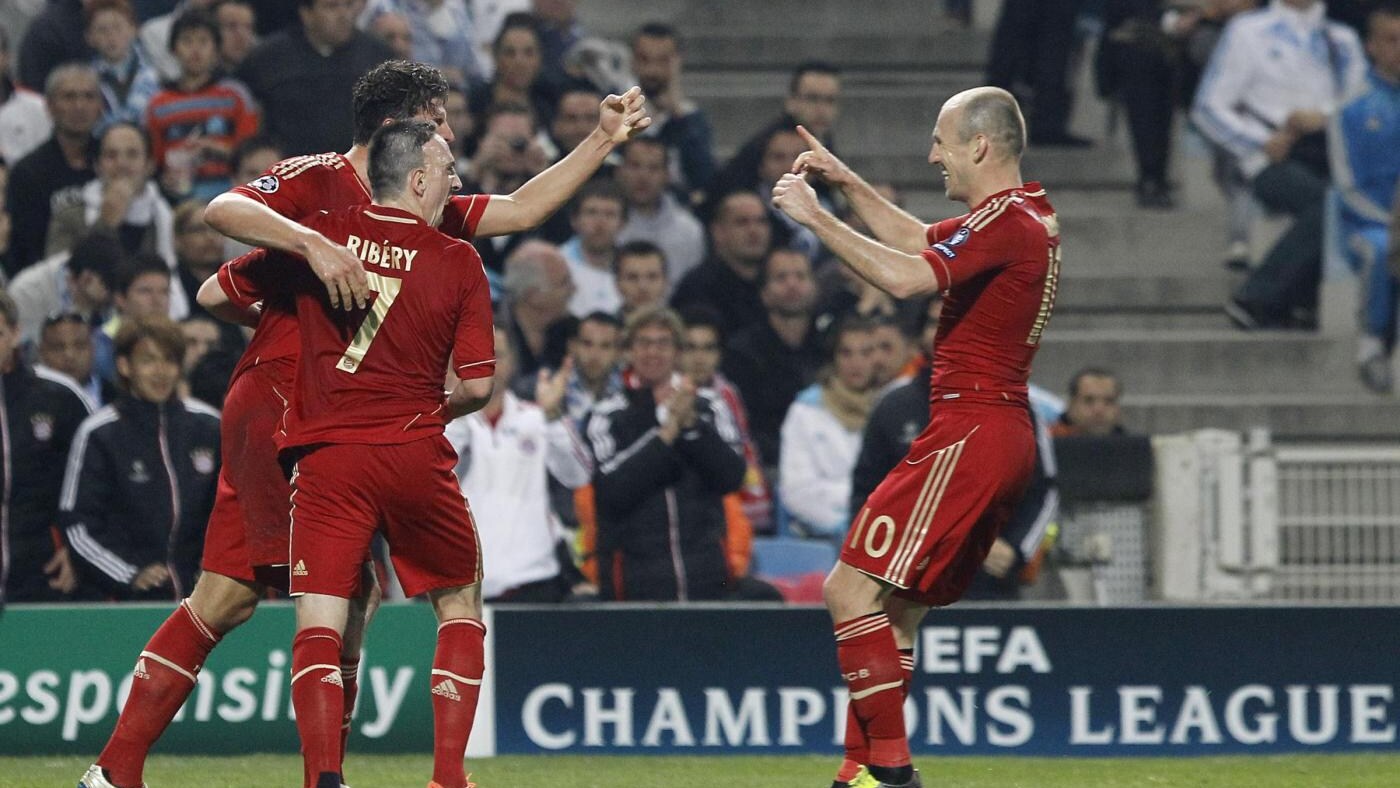 champions league 2012, quarti, gomez robben