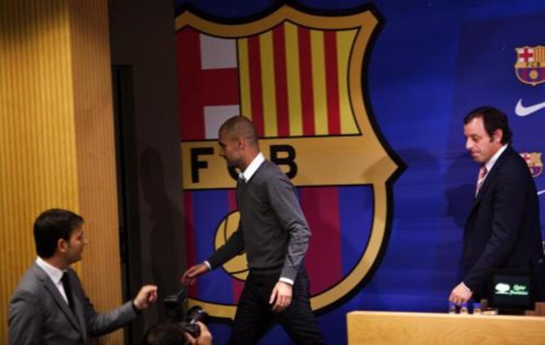 addio pep barcellona guardiola