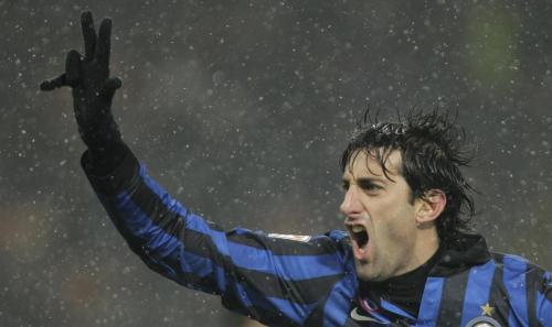 milito gol le reti al palermo