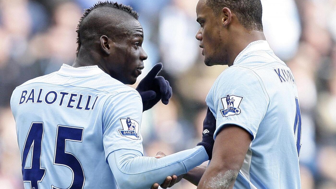 balotelli non giocherà manchester city manchester united
