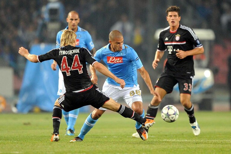 Gokhan Inler in azione