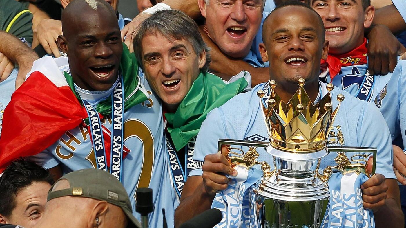 scudetti in europa Mancini e il City