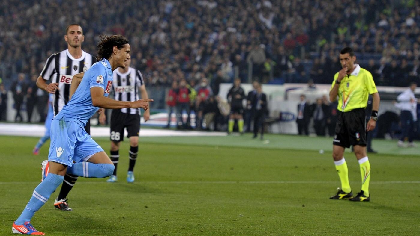 quarta coppa italia per il napoli, cavani e hamsik i marcatori